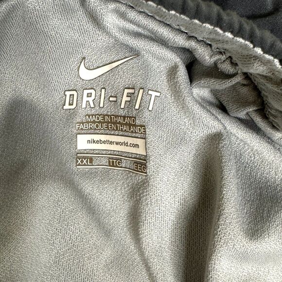 Nike Dri Fit Mens Running Shorts Brief Lined Dark Gray XXL bf - Picture 7 of 8